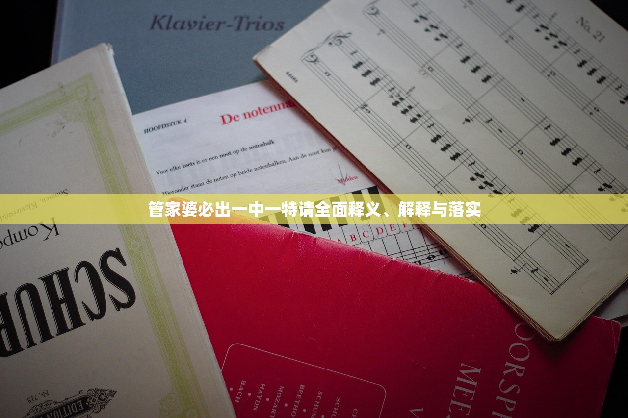 管家婆必出一中一特请全面释义、解释与落实