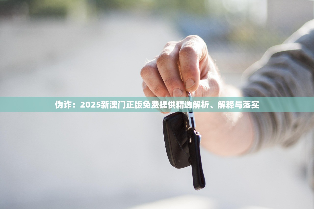 伪诈：2025新澳门正版免费提供精选解析、解释与落实