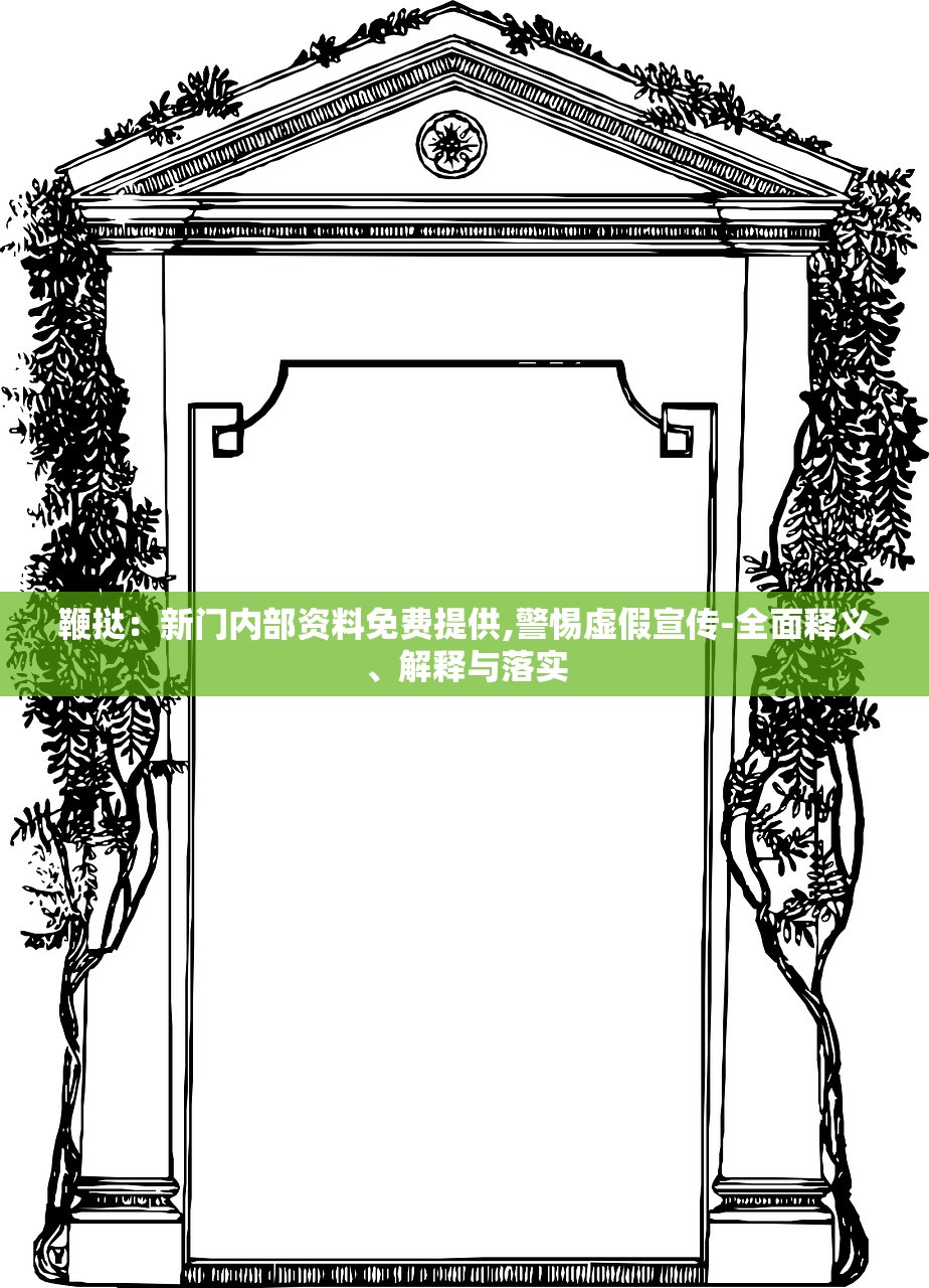 鞭挞：新门内部资料免费提供,警惕虚假宣传-全面释义、解释与落实