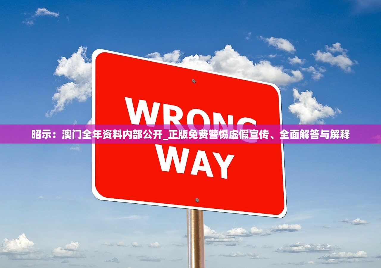 昭示：澳门全年资料内部公开_正版免费警惕虚假宣传、全面解答与解释