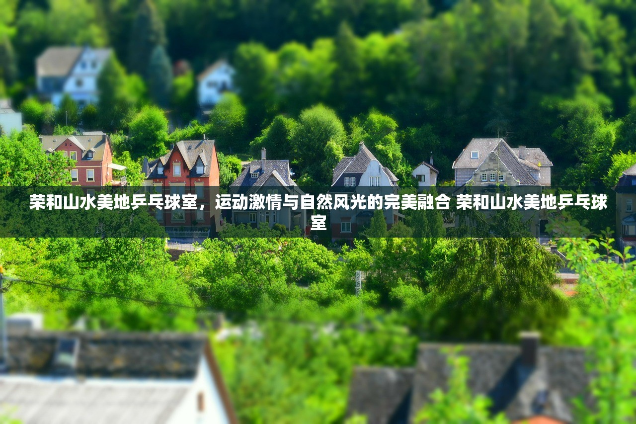 荣和山水美地乒乓球室，运动激情与自然风光的完美融合 荣和山水美地乒乓球室