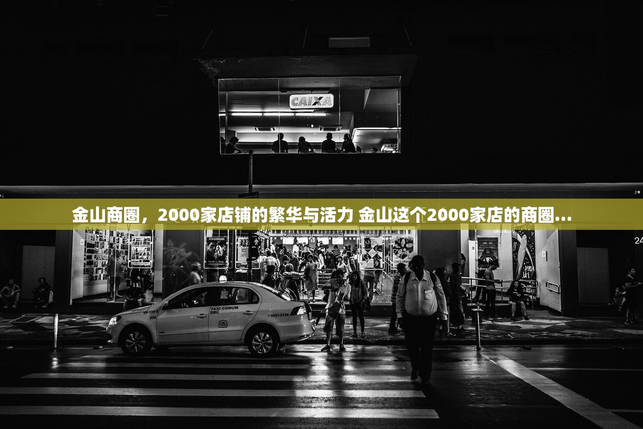 金山商圈，2000家店铺的繁华与活力 金山这个2000家店的商圈…