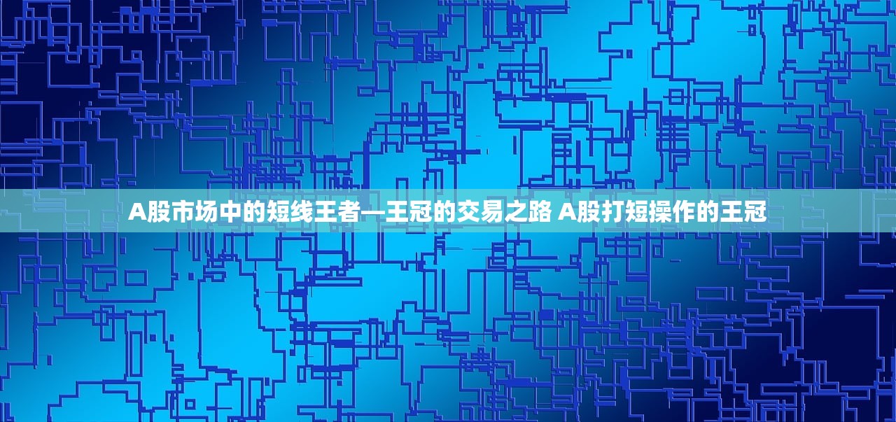 A股市场中的短线王者—王冠的交易之路 A股打短操作的王冠 A股市场中的短线王者—王冠的交易之路 A股打短操作的王冠