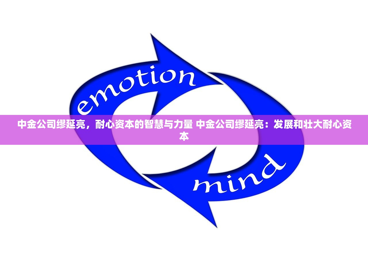 中金公司缪延亮，耐心资本的智慧与力量 中金公司缪延亮：发展和壮大耐心资本