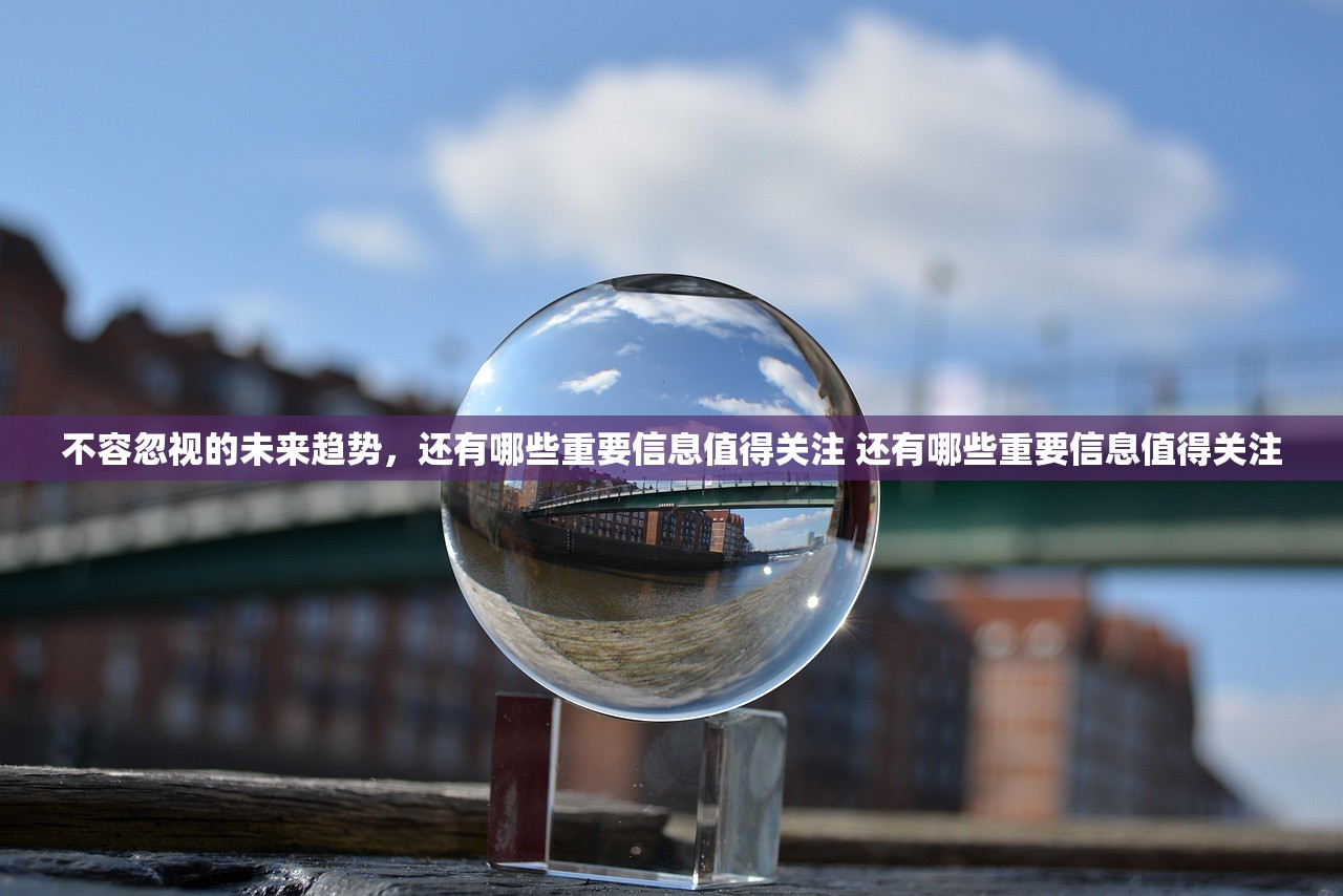 不容忽视的未来趋势，还有哪些重要信息值得关注 还有哪些重要信息值得关注