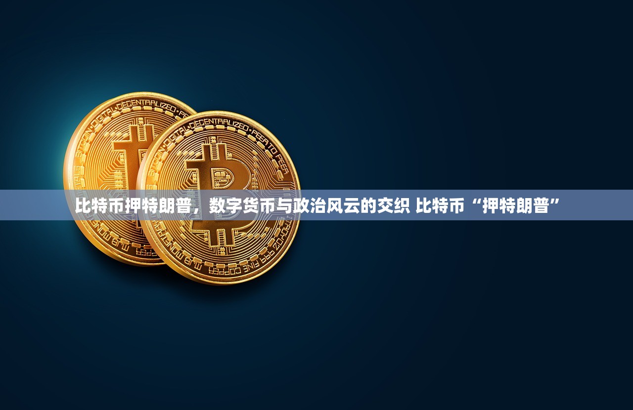 比特币押特朗普，数字货币与政治风云的交织 比特币“押特朗普”
