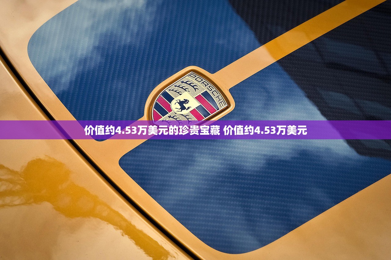 价值约4.53万美元的珍贵宝藏 价值约4.53万美元
