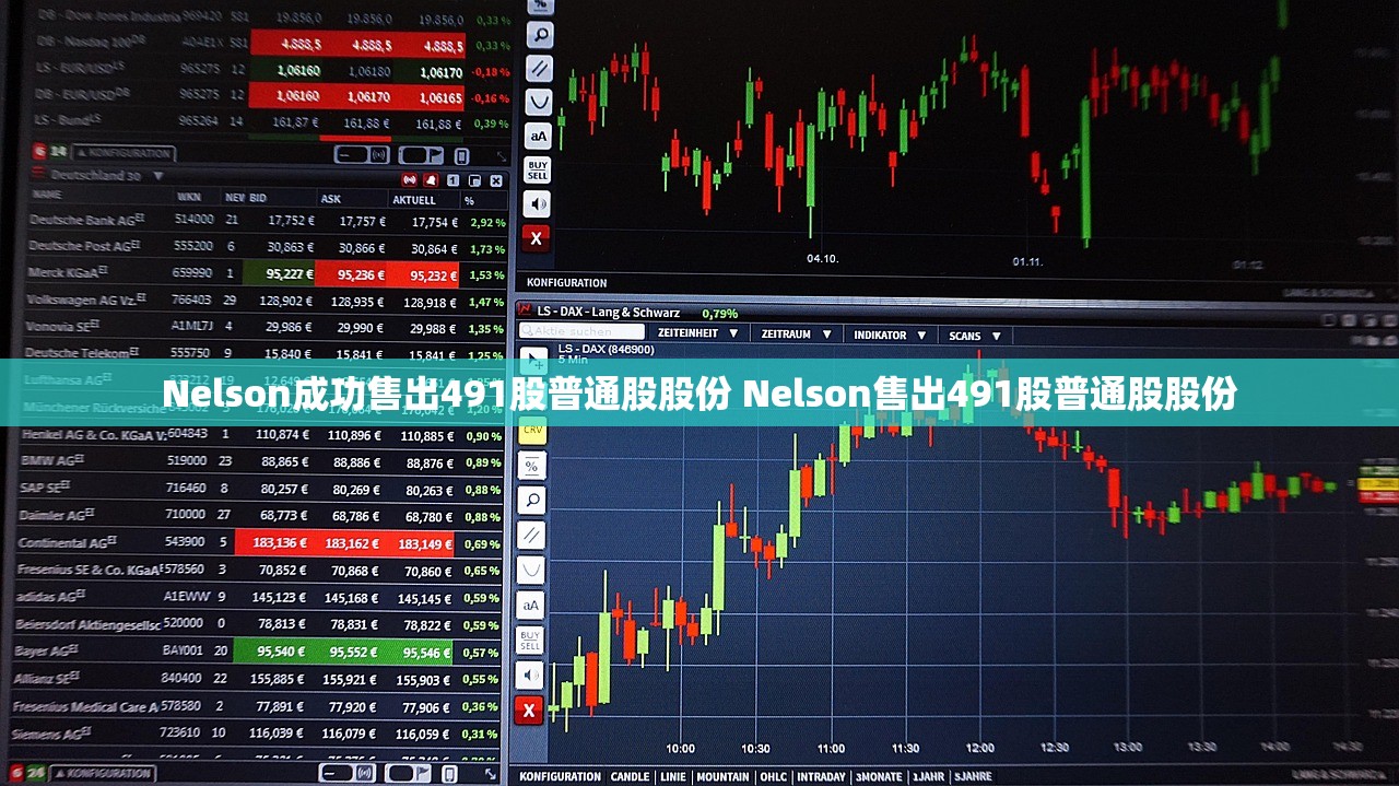 Nelson成功售出491股普通股股份 Nelson售出491股普通股股份