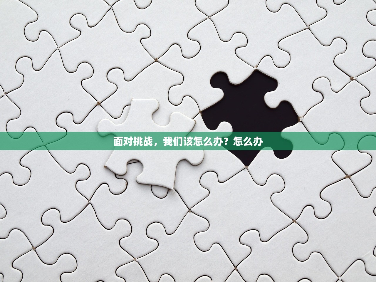 面对挑战，我们该怎么办？怎么办