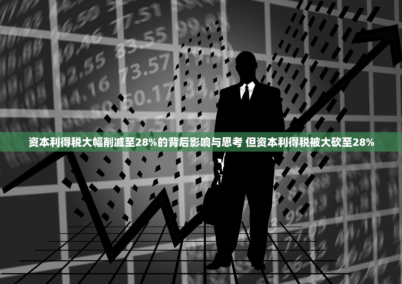 资本利得税大幅削减至28%的背后影响与思考 但资本利得税被大砍至28%