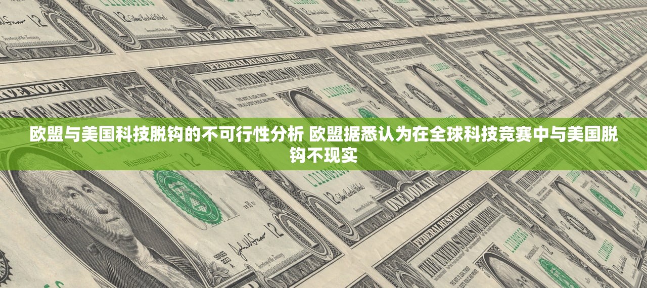 欧盟与美国科技脱钩的不可行性分析 欧盟据悉认为在全球科技竞赛中与美国脱钩不现实