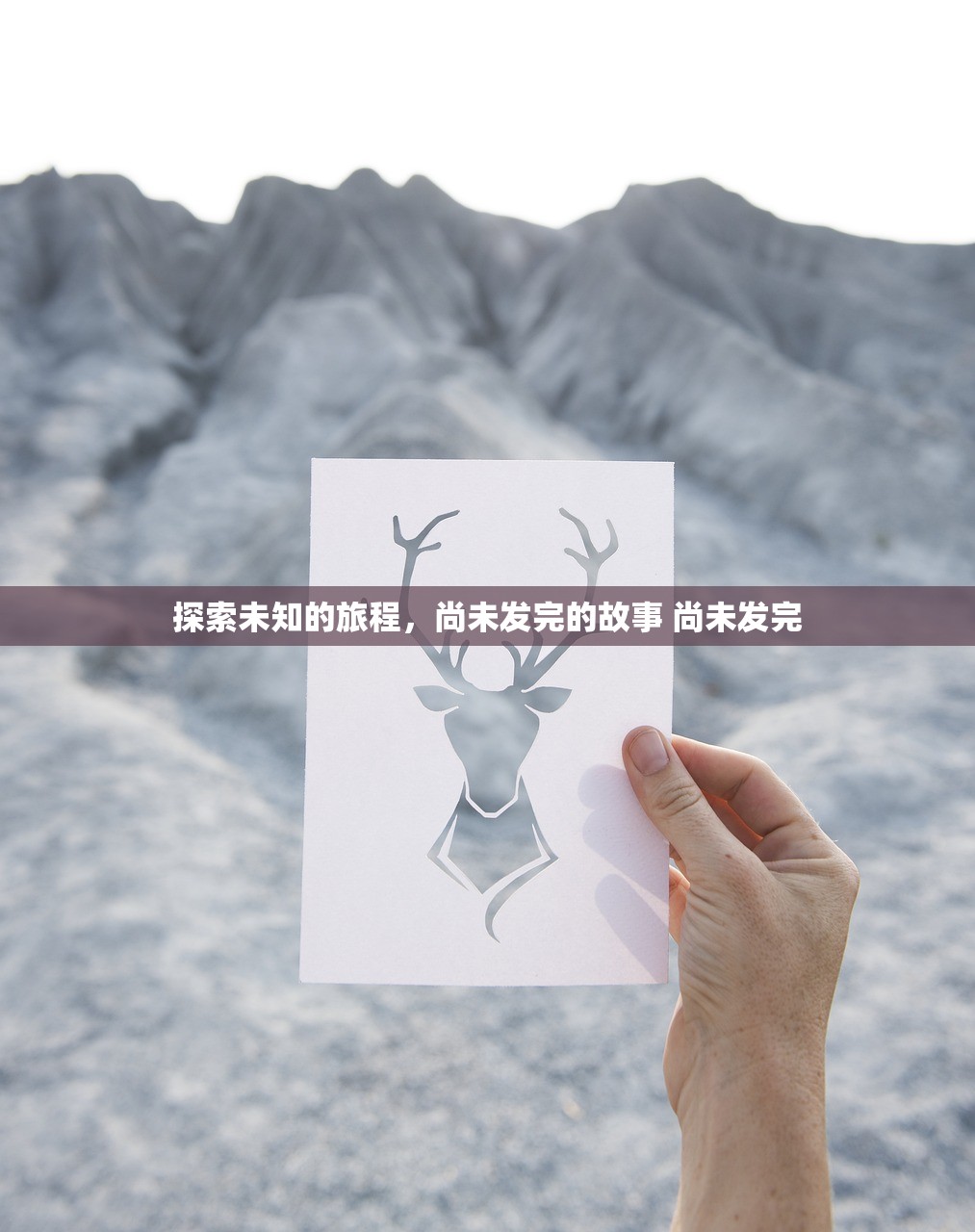 探索未知的旅程，尚未发完的故事 尚未发完
