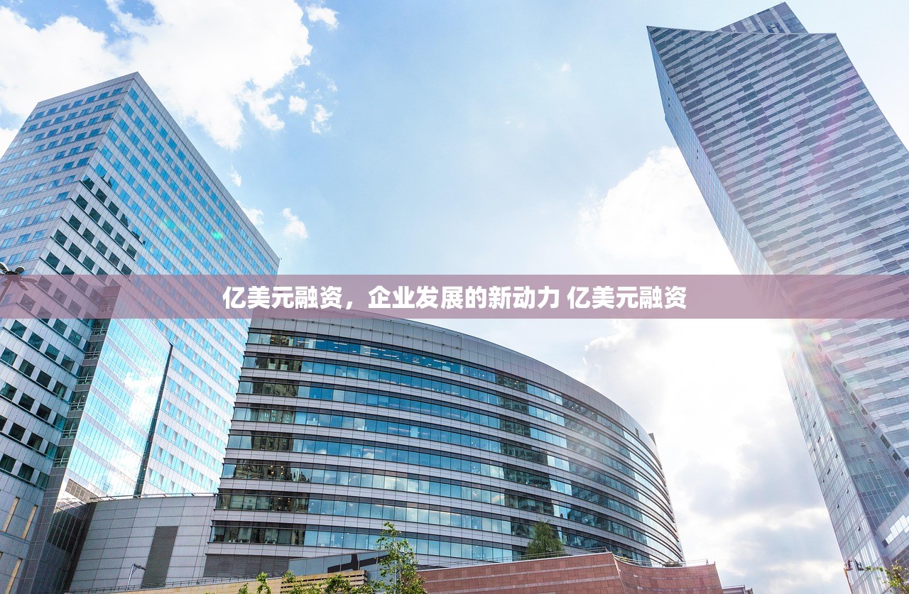 亿美元融资，企业发展的新动力 亿美元融资