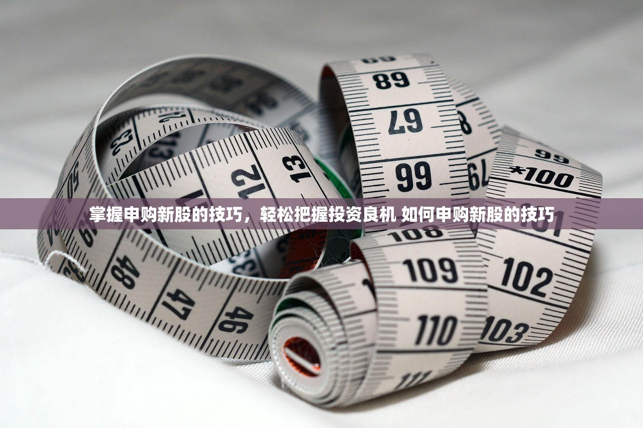 掌握申购新股的技巧，轻松把握投资良机 如何申购新股的技巧