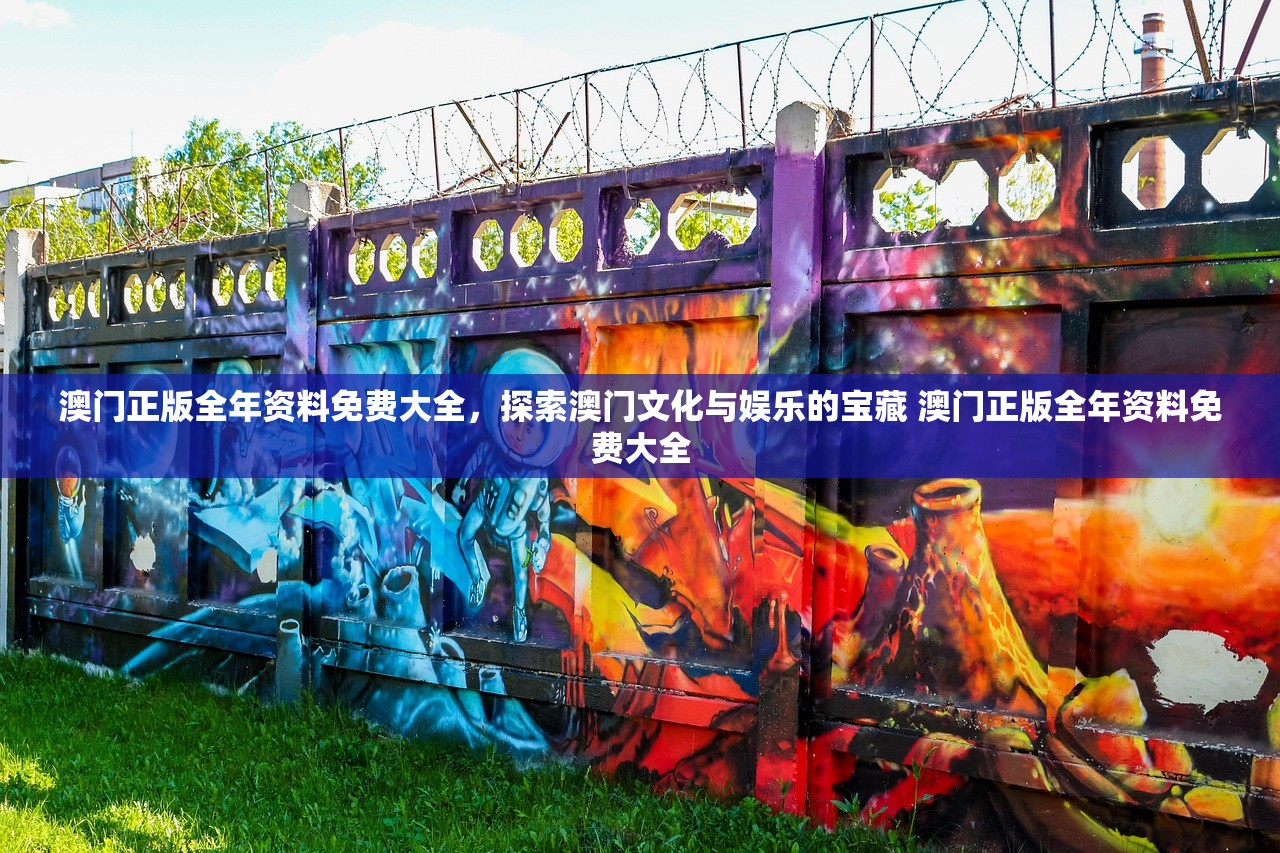 澳门正版全年资料免费大全，探索澳门文化与娱乐的宝藏 澳门正版全年资料免费大全