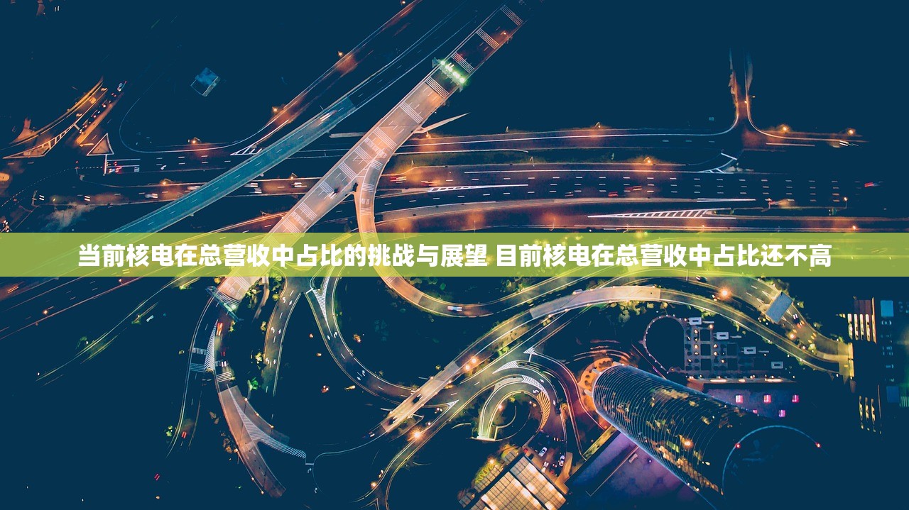 当前核电在总营收中占比的挑战与展望 目前核电在总营收中占比还不高