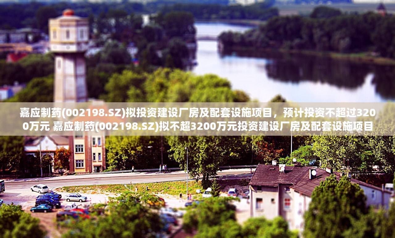 嘉应制药(002198.SZ)拟投资建设厂房及配套设施项目，预计投资不超过3200万元 嘉应制药(002198.SZ)拟不超3200万元投资建设厂房及配套设施项目