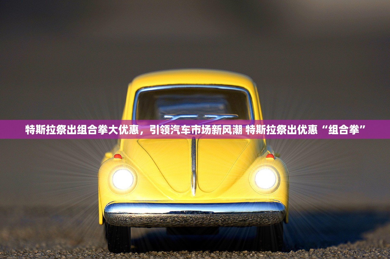 特斯拉祭出组合拳大优惠，引领汽车市场新风潮 特斯拉祭出优惠“组合拳”