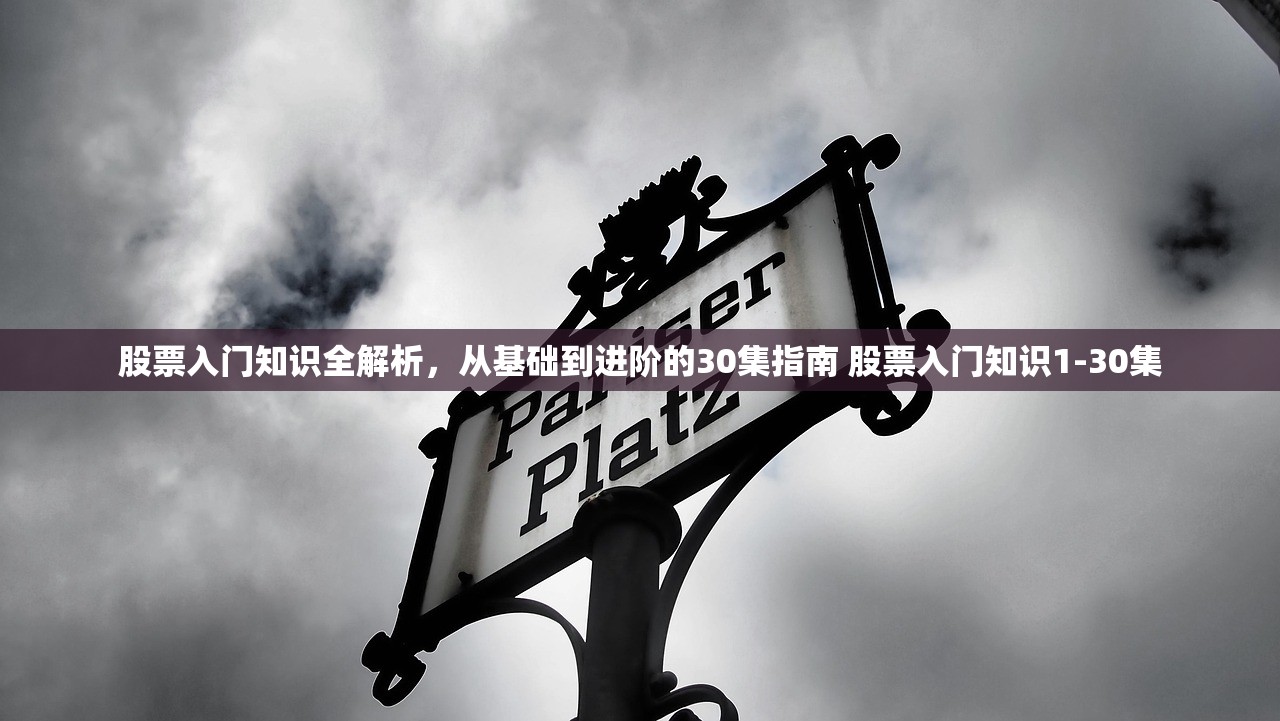 股票入门知识全解析，从基础到进阶的30集指南 股票入门知识1-30集