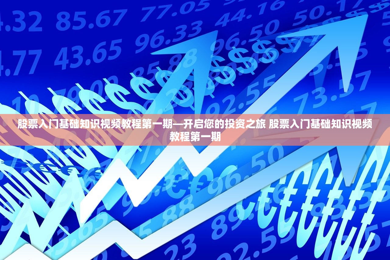 股票入门基础知识视频教程第一期—开启您的投资之旅 股票入门基础知识视频教程第一期