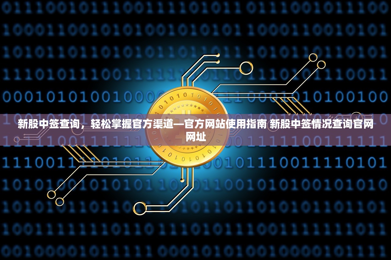 新股中签查询，轻松掌握官方渠道—官方网站使用指南 新股中签情况查询官网网址