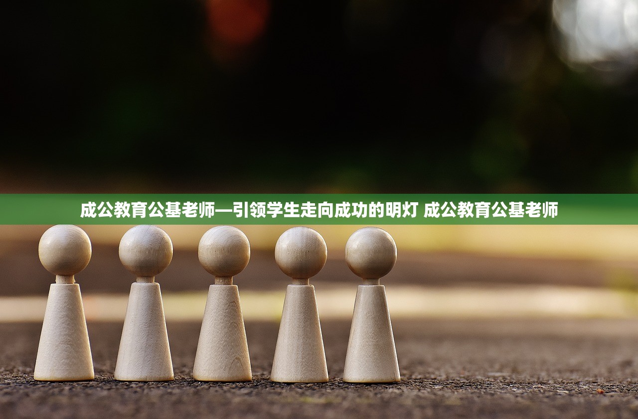 成公教育公基老师—引领学生走向成功的明灯 成公教育公基老师