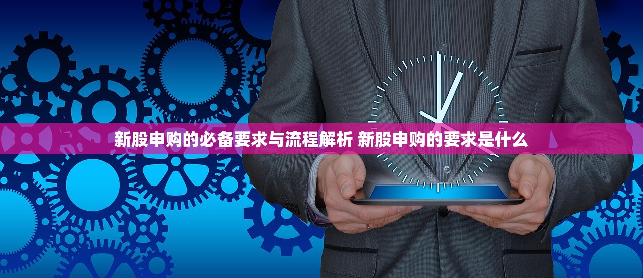 新股申购的必备要求与流程解析 新股申购的要求是什么
