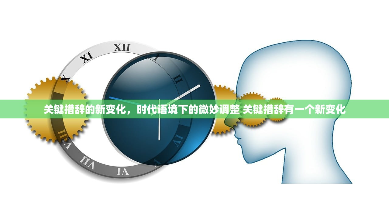 关键措辞的新变化，时代语境下的微妙调整 关键措辞有一个新变化