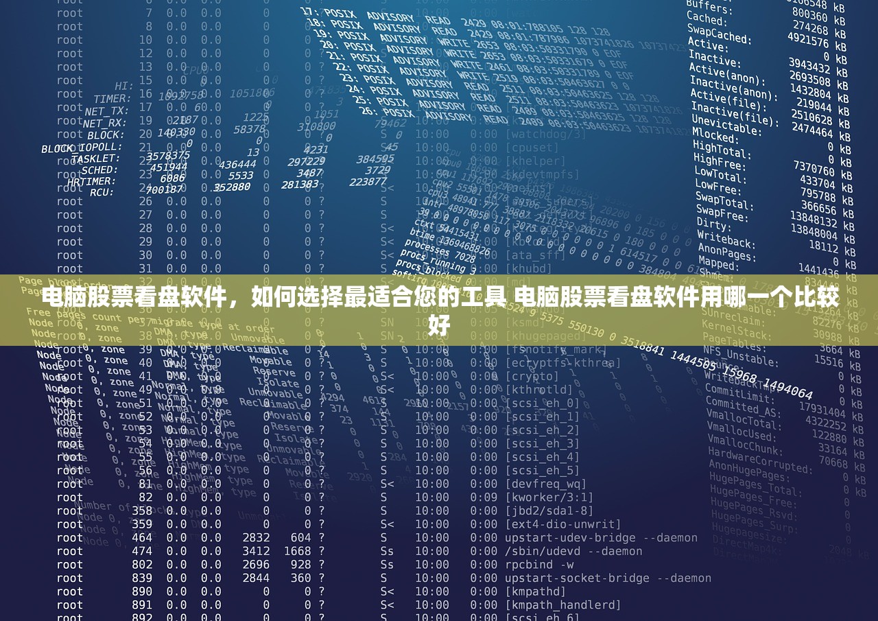 电脑股票看盘软件,如何选择最适合您的工具 电脑股票看盘软件用哪一个比较好 电脑股票看盘软件,如何选择最适合您的工具 电脑股票看盘软件用哪一个比较好