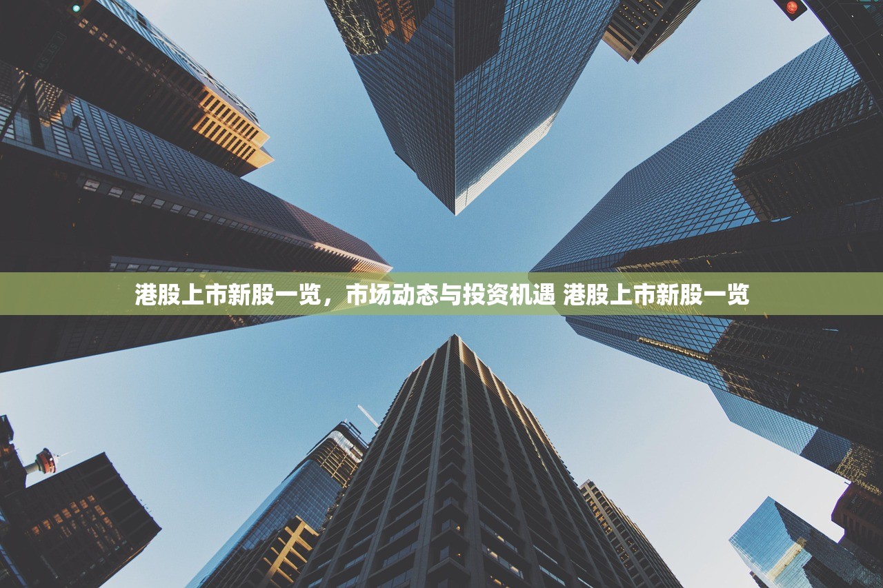 港股上市新股一览，市场动态与投资机遇 港股上市新股一览