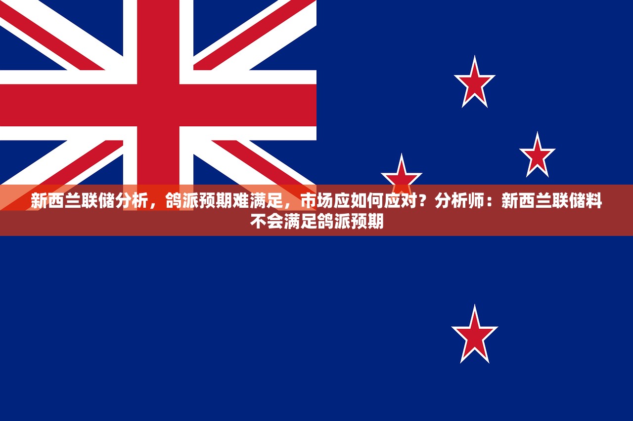 新西兰联储分析，鸽派预期难满足，市场应如何应对？分析师：新西兰联储料不会满足鸽派预期