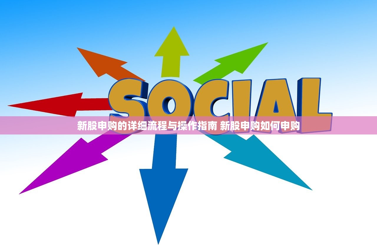 新股申购的详细流程与操作指南 新股申购如何申购