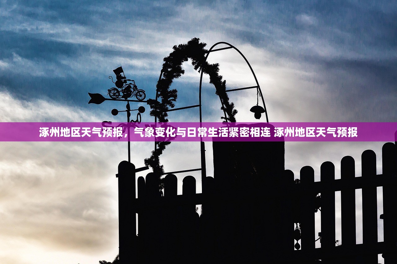 涿州地区天气预报，气象变化与日常生活紧密相连 涿州地区天气预报