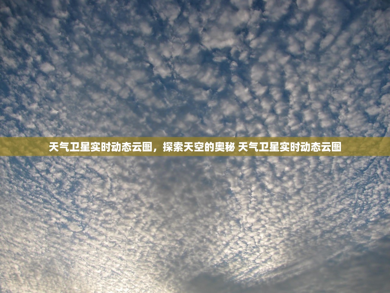 天气卫星实时动态云图，探索天空的奥秘 天气卫星实时动态云图