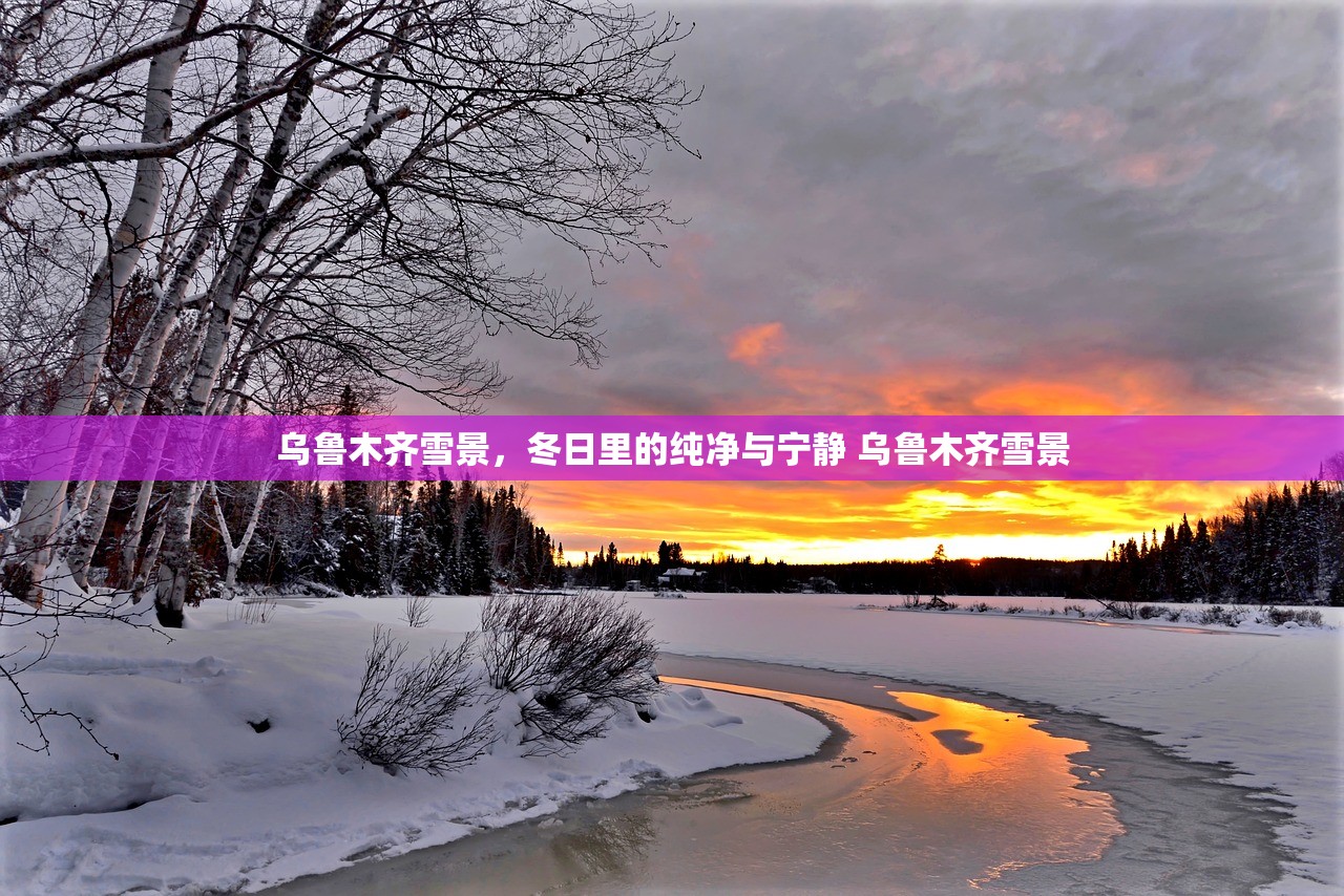 乌鲁木齐雪景，冬日里的纯净与宁静 乌鲁木齐雪景