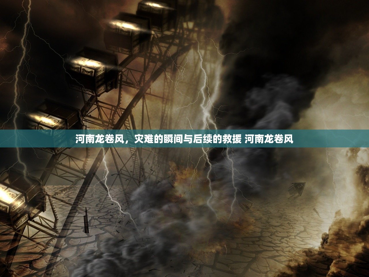 河南龙卷风，灾难的瞬间与后续的救援 河南龙卷风
