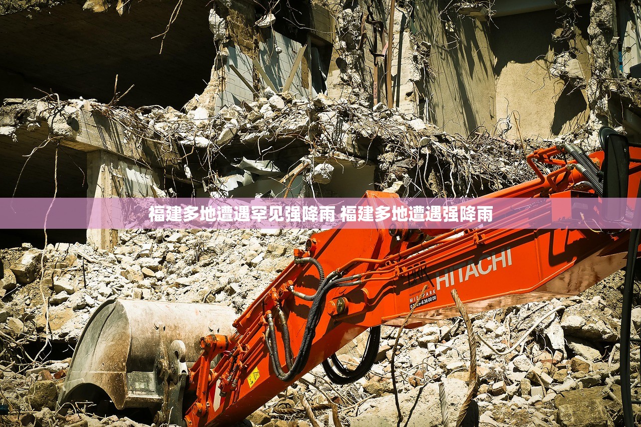 福建多地遭遇罕见强降雨 福建多地遭遇强降雨