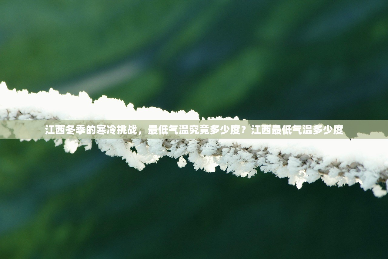 江西冬季的寒冷挑战，最低气温究竟多少度？江西最低气温多少度