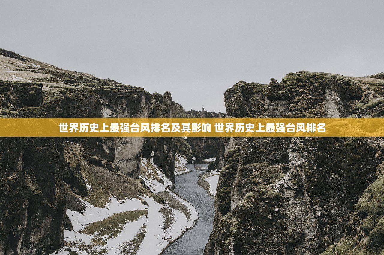 世界历史上最强台风排名及其影响 世界历史上最强台风排名