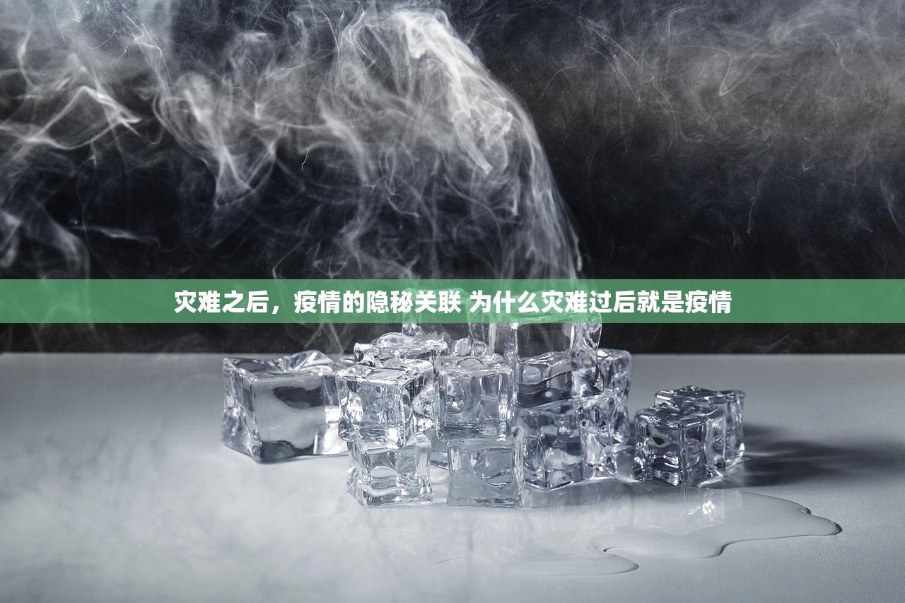 灾难之后，疫情的隐秘关联 为什么灾难过后就是疫情