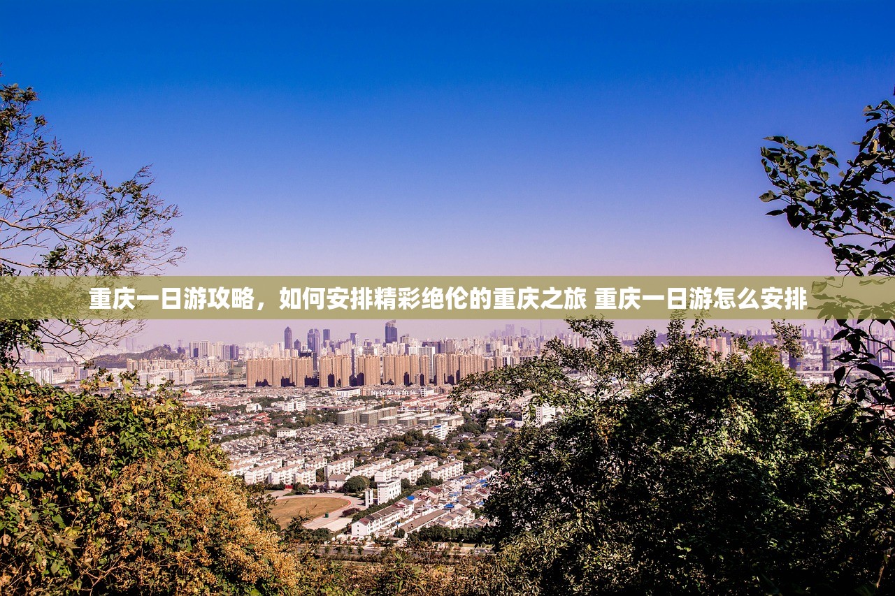 重庆一日游攻略，如何安排精彩绝伦的重庆之旅 重庆一日游怎么安排
