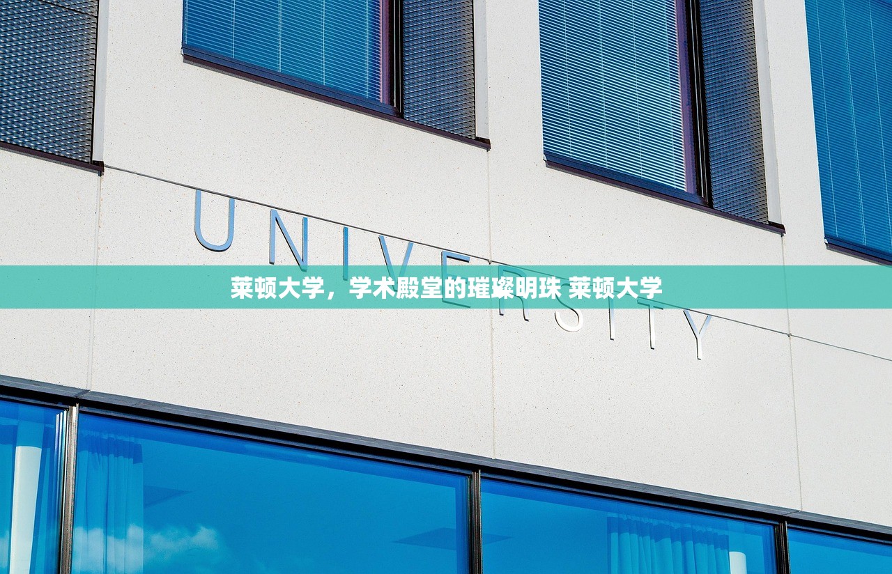 莱顿大学，学术殿堂的璀璨明珠 莱顿大学