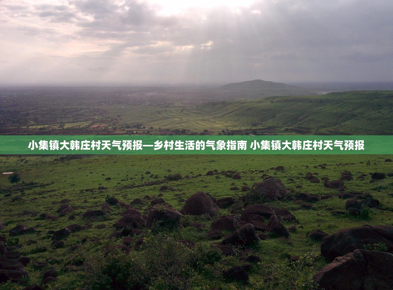 小集镇大韩庄村天气预报—乡村生活的气象指南 小集镇大韩庄村天气预报