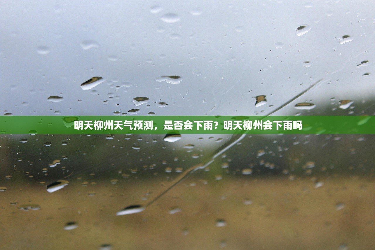 明天柳州天气预测，是否会下雨？明天柳州会下雨吗