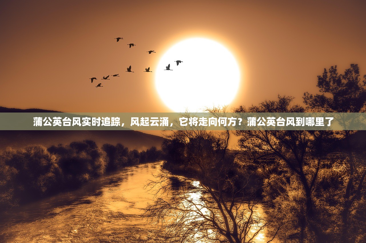蒲公英台风实时追踪，风起云涌，它将走向何方？蒲公英台风到哪里了