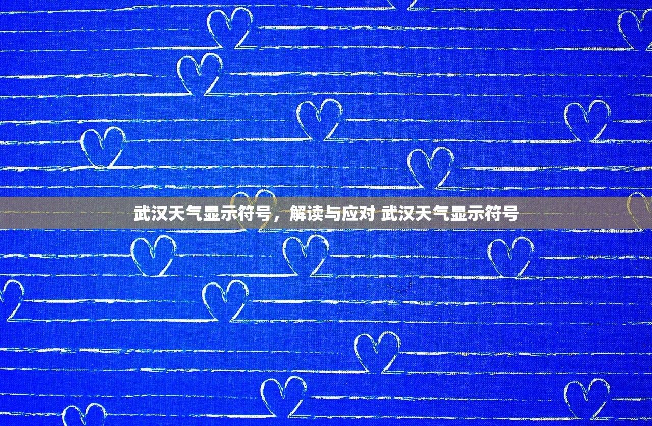 武汉天气显示符号，解读与应对 武汉天气显示符号