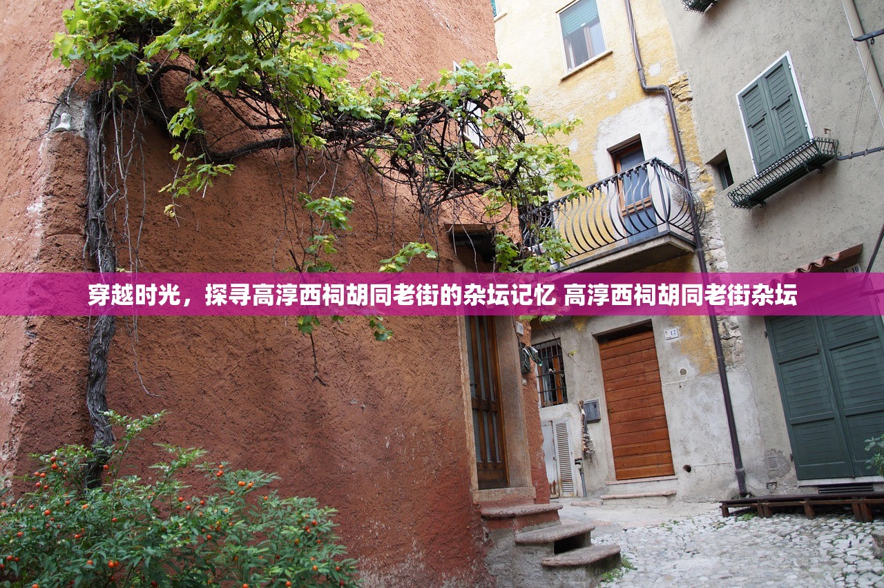 穿越时光，探寻高淳西祠胡同老街的杂坛记忆 高淳西祠胡同老街杂坛
