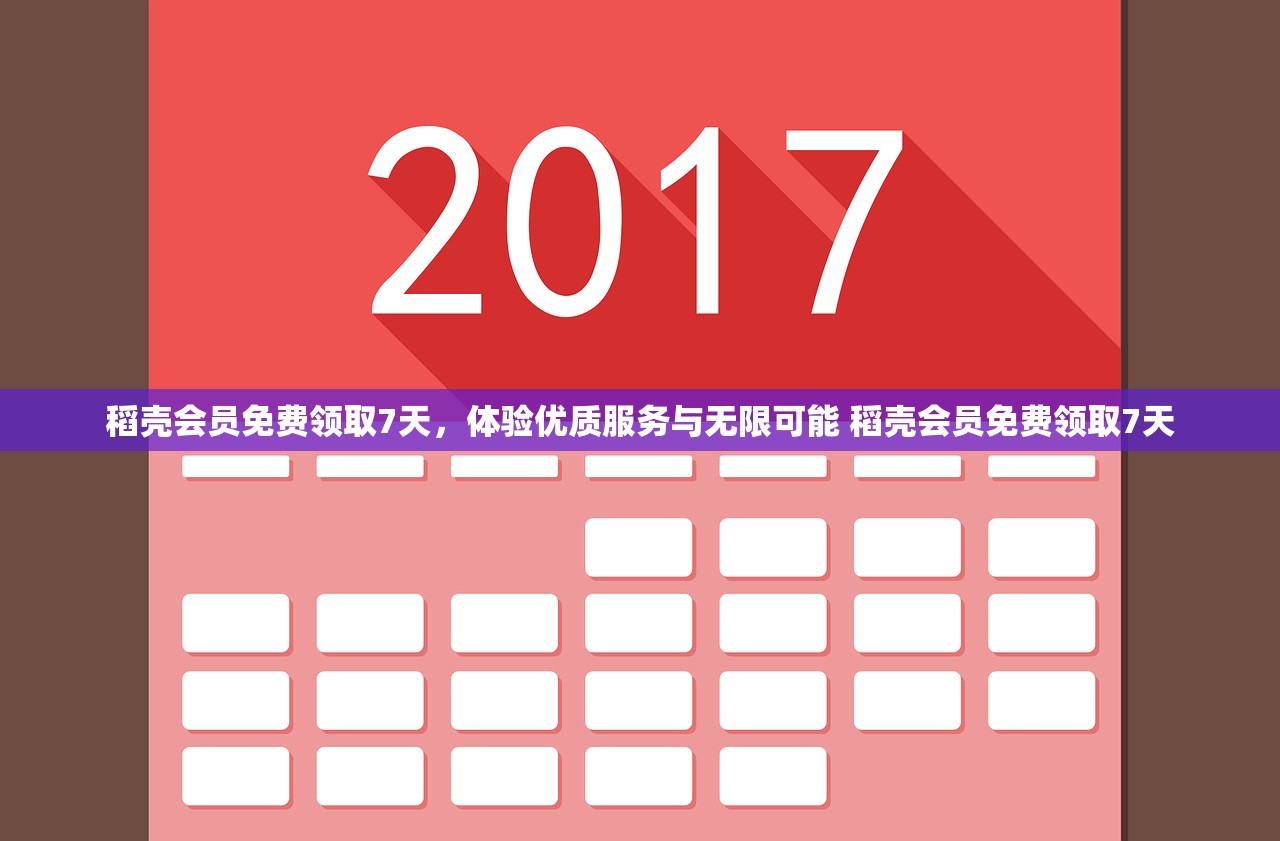 稻壳会员免费领取7天，体验优质服务与无限可能 稻壳会员免费领取7天