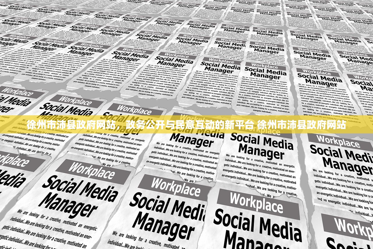 徐州市沛县政府网站，政务公开与民意互动的新平台 徐州市沛县政府网站