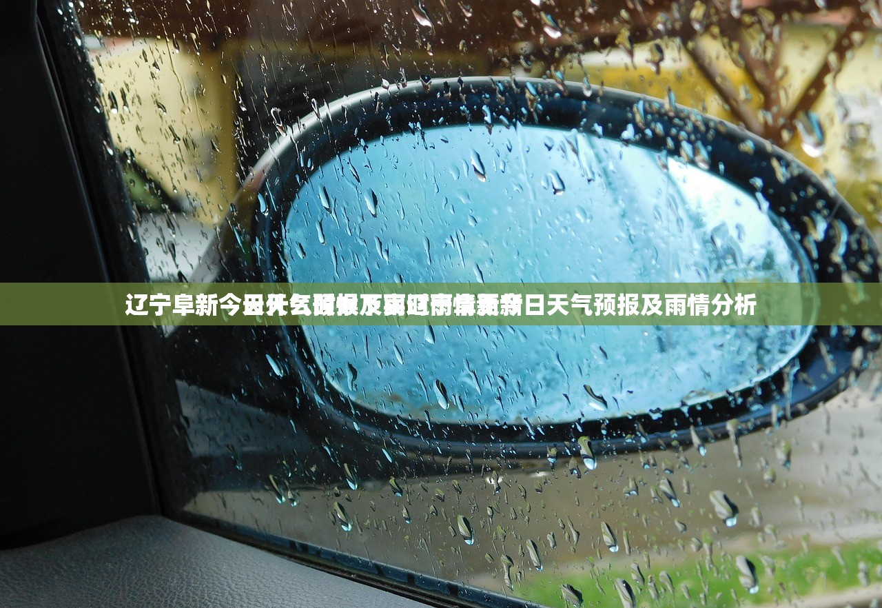 辽宁阜新今天什么时候下雨辽宁阜新今日天气预报及雨情分析
辽宁阜新今日天气预报及实时雨情更新